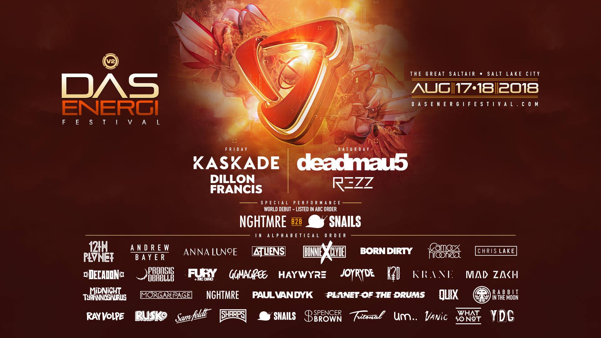 Das Energi 2018 Festival Featuring KasKade DeadMau5